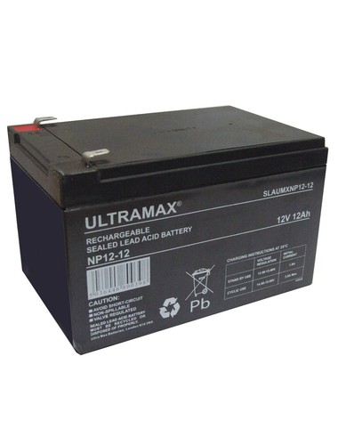 Ultramax 12v 12ah battery - x,