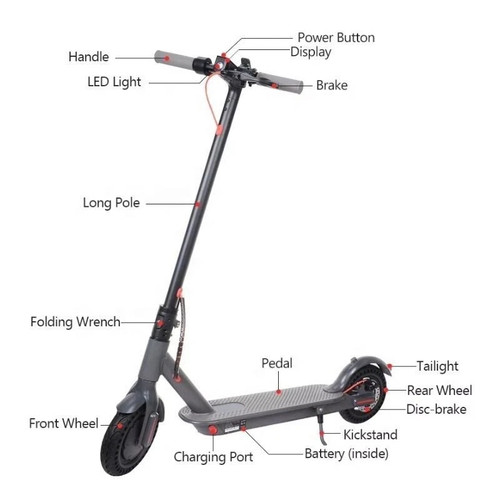 Electric scooter adult - electric,