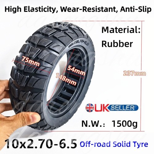 Inch 10x2 5 solid - 10, 10x2.70-6.5