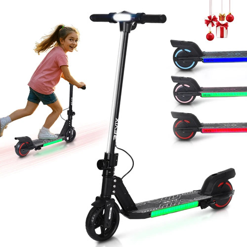 Black electric scooter kids - black,